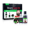 Aichun Beauty Black Beard Grow Oil Set Promotes Growth & Repair Damaged Beard Clean Moisturizing Beard Care Kit for Men
