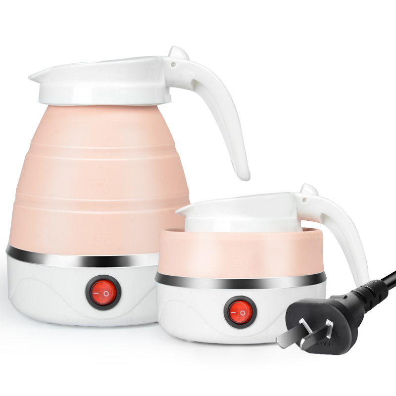 Travel Kettle Electric Small Foldable Portable Kettle,Silicone Collapsible Heating Water Boiler Tea Pot for Camping - Image 2
