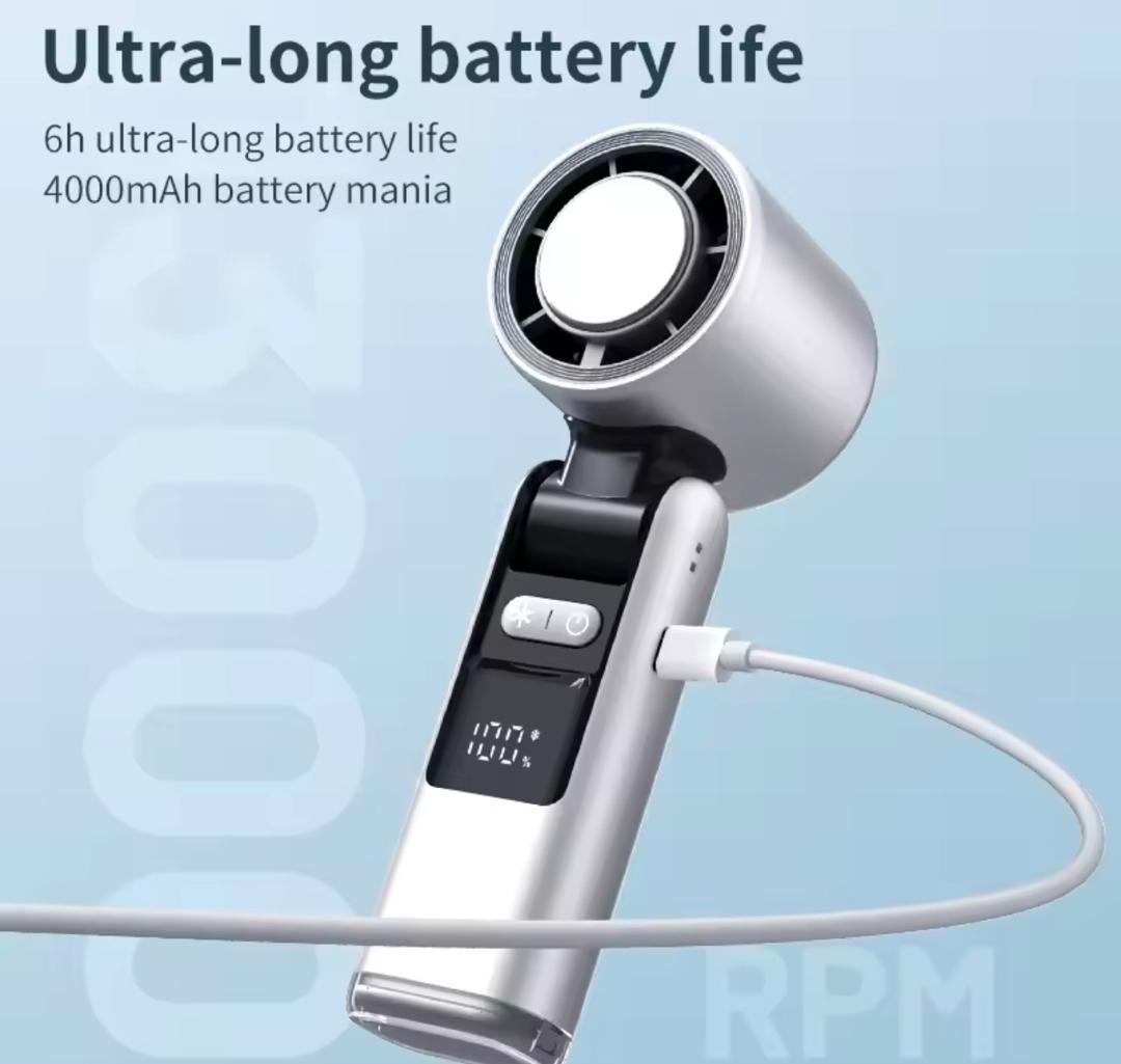 Handheld Fan Cooling Humidify Brushless Motor - Image 4