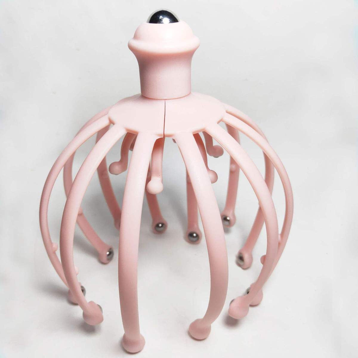 Deep Relaxation and Stress Relief Octopus Handheld Head Scratcher Relaxing Roller Balls Plastic Hair Claw Scalp Massage Tool - Image 2