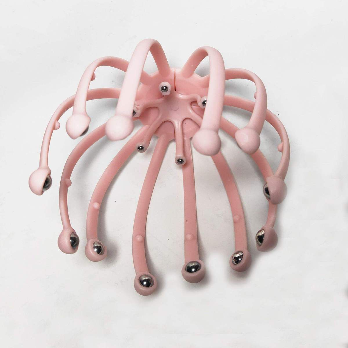 Deep Relaxation and Stress Relief Octopus Handheld Head Scratcher Relaxing Roller Balls Plastic Hair Claw Scalp Massage Tool - Image 6