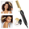 30s Fast MCH Heating Ionic Hair Straightening Brush Cushioned Hot Comb for Straightening & Curling Made of Durable Nylon