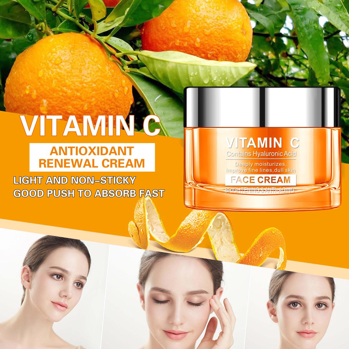 DR.DAVEY Good Selling Vitamin C Face Cream Anti-wrinkle Nourishing Cream for Face and Body - Image 8