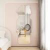Frameless Irregular Wall Mounted Acrylic Mirror