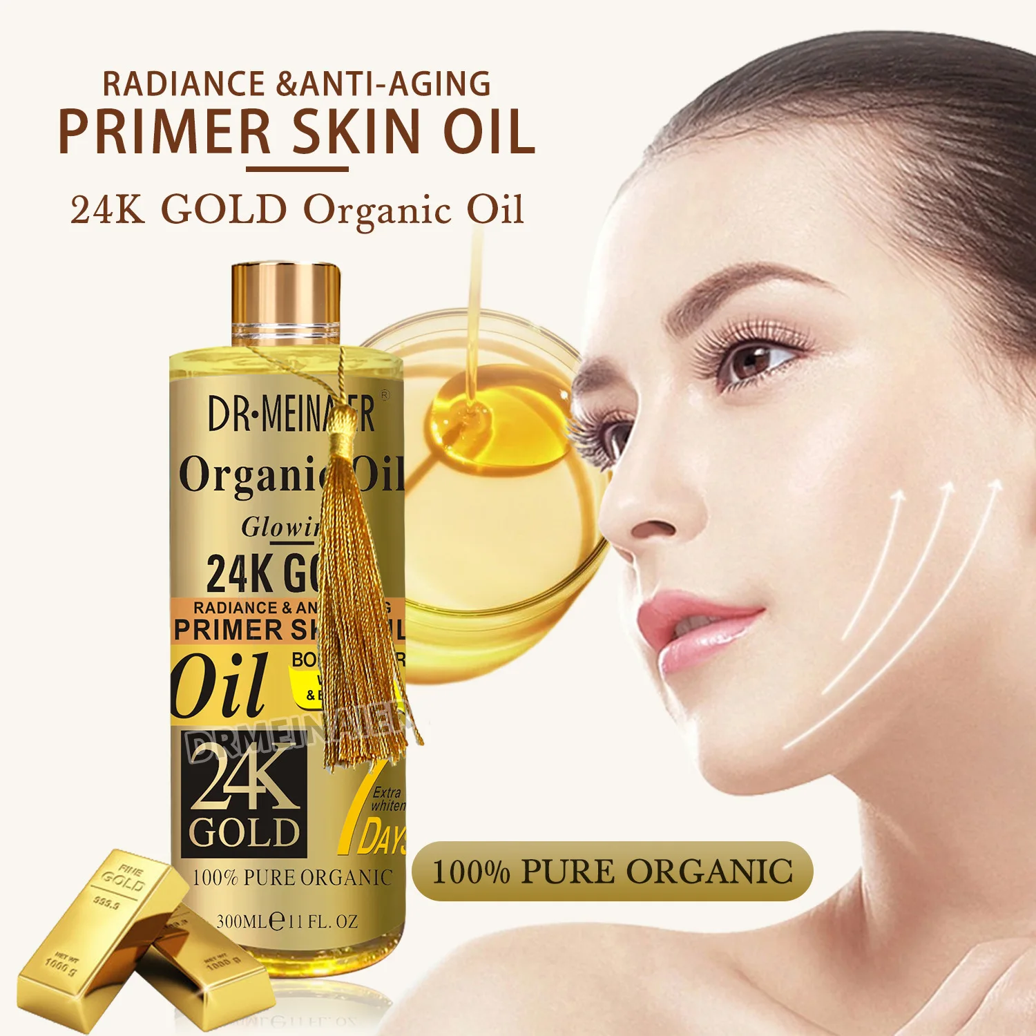 Moisturizing Face and Body SPA Massage Essential Oil 300ml