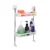 Two-Tier Plastic Wall Mounted Bathroom Shelf Storage Rack