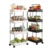 Plastic Multipurpose Kitchen and Bathroom Storage Trolley Rack
