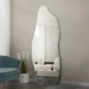 Frameless Irregular Wall Mounted Full Length Dressing Mirror